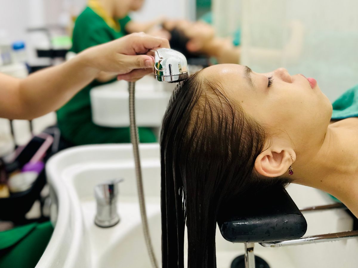 Xả nước và sử dụng tinh dầu lần 2