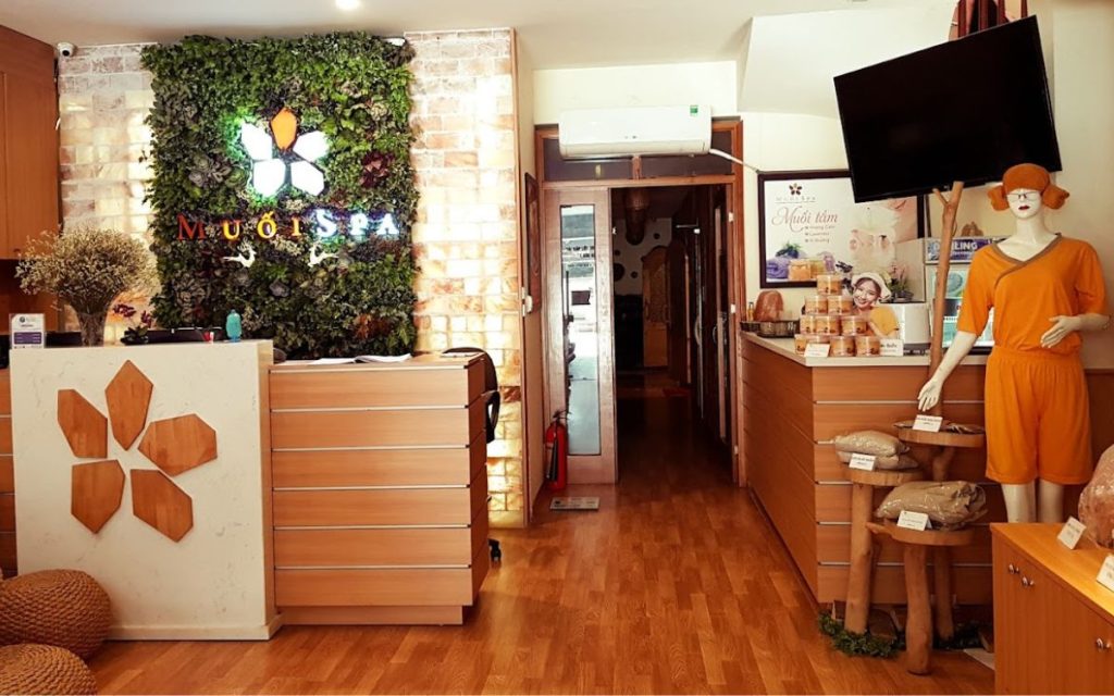 Muối spa trị liệu cổ vai gáy và toàn thân tại Hà Nội