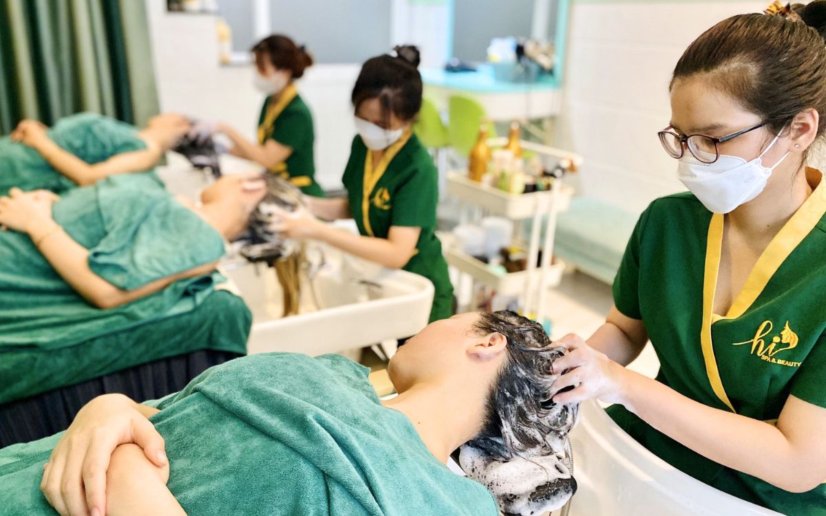 Dụng cụ gội đầu dưỡng sinh