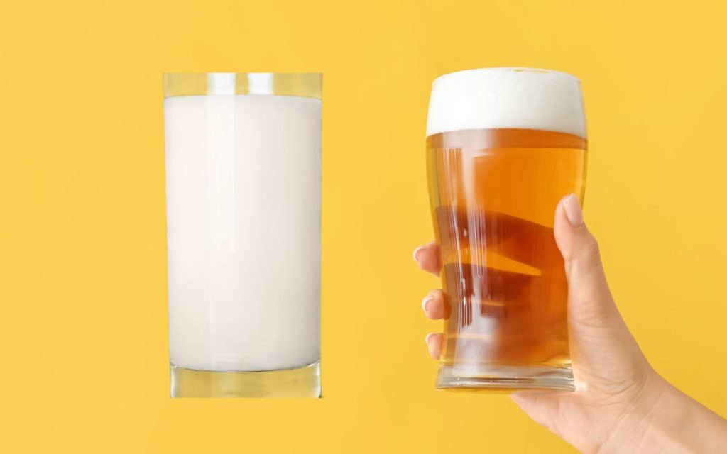 Sử dụng bia và sữa tươi để gội đầu