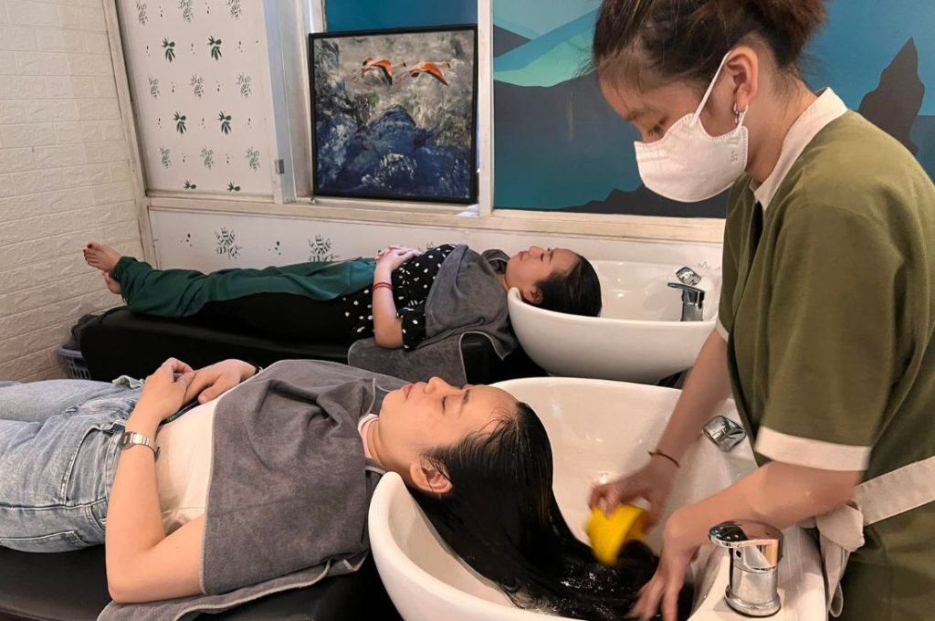Mâm Xôi Đỏ Hair Spa 