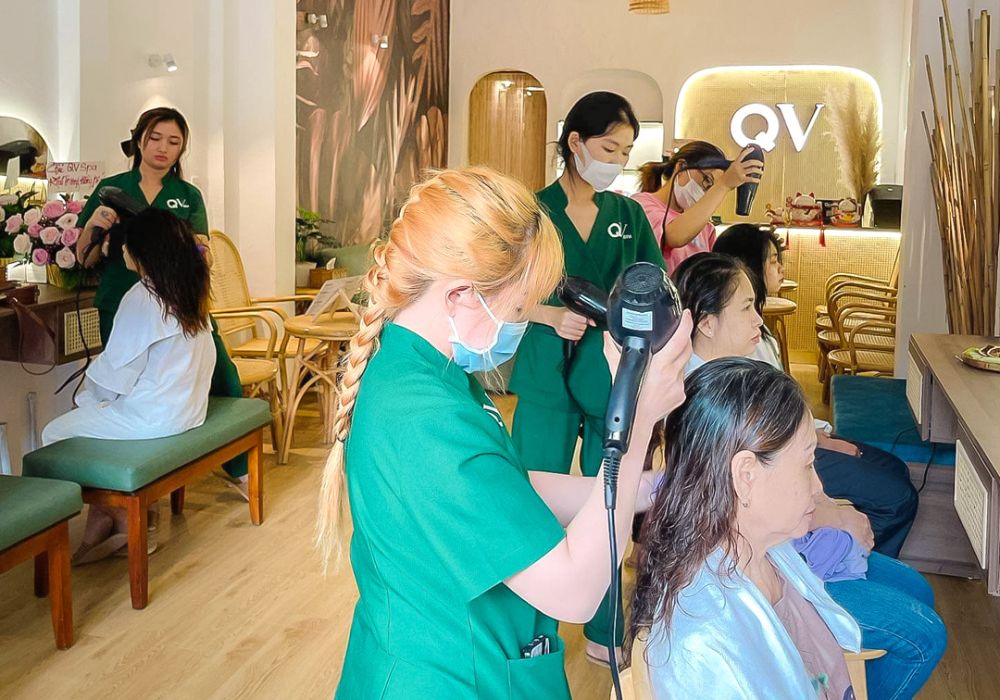 QV Spa – Gội Đầu Dưỡng Sinh