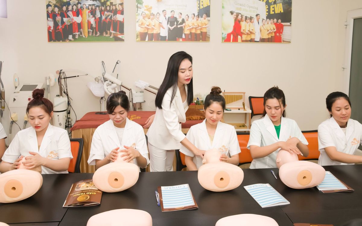học nghề Spa và các khóa học gội đầu dưỡng sinh