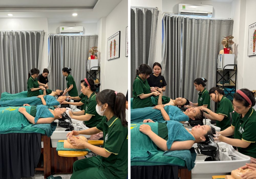 Khóa học gội đầu dưỡng sinh